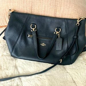 COACH Black & Gold Crossbody Purse
